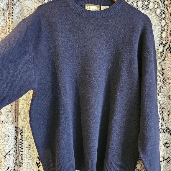 Vintage Pause Sweater 100% Lambswool Made in Hong Kong - Picture 4 of 5